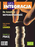 Okładka numeru archiwalnego Integracji