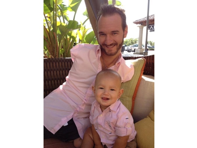 Nick Vujicic z synem