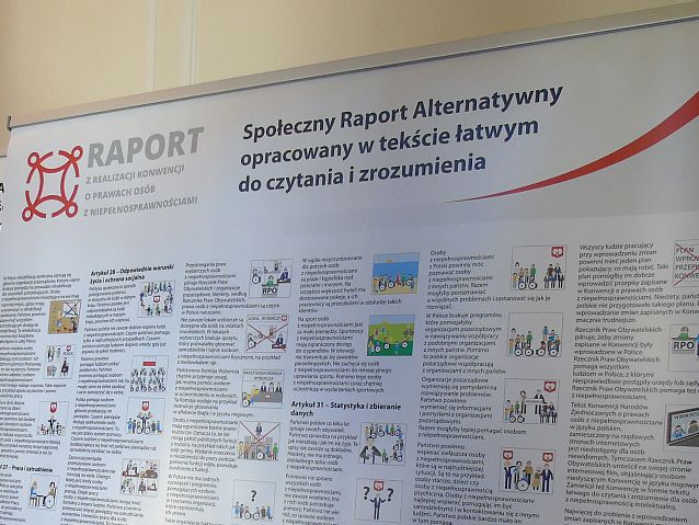 Fragment raportu alternatywnego z realizacji Konwencji ONZ w tekście łatwnym do czytania