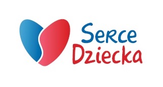 Serce Dziecka - niebiesko czerwone serce jako logo