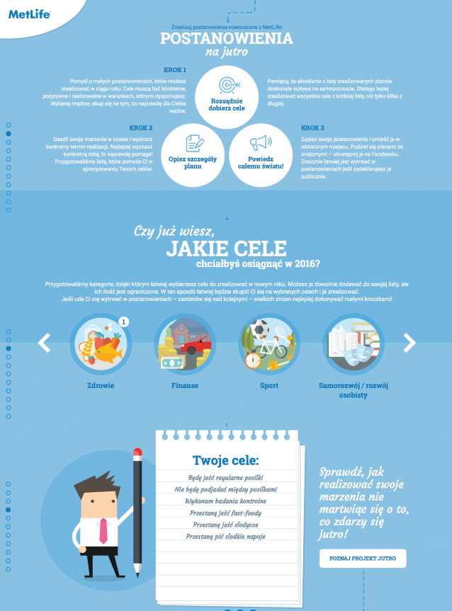 infografika zachęcająca dzieci do Projektu Jutro