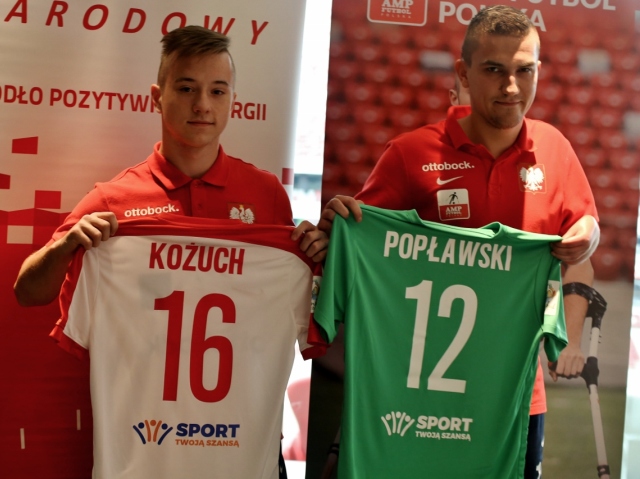 Dwóxch ampfutbolistów: Kożuch i Popławski