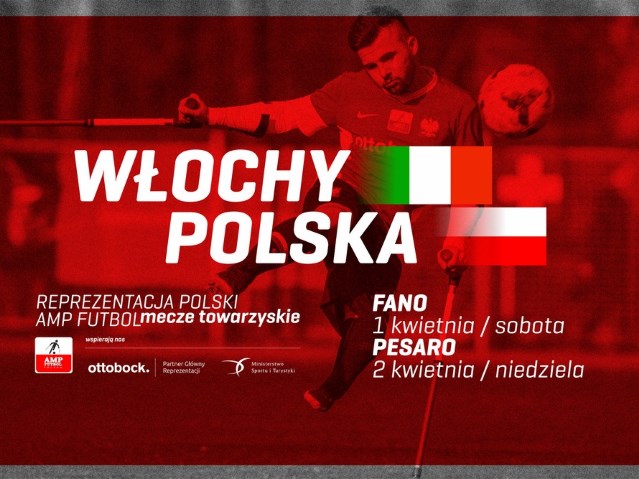 plakat zapowiadający mecz Polaków i Włochów