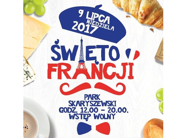 plakat zapowiadający święto Francji 