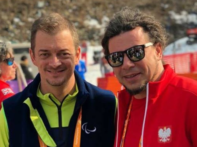 Od lewej: Andrew Parsons,  prezydent Międzynarodowego Komitetu Paraolimpijskiego (IPC) i Łukasz Szeliga, prezes Polskiego Komitetu Paraolimpijskiego