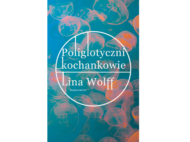 Niebieska okładka książki z napisem Poliglotyczni kochankowie