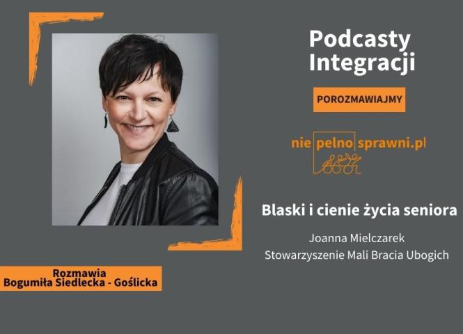 Grafika podcastu pt. Blaski i cienie życia seniora