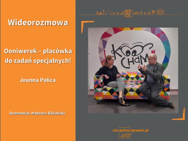 Grafika wideorozmowy: OOniwerek - placówka do zadań specjalnych!