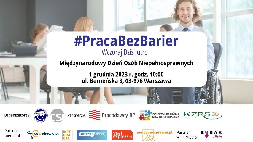 Praca_Bez_Barier_plakat promujący wydarzenie