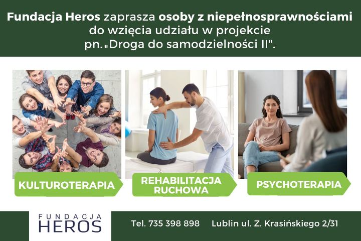 materiały promocyjne fundacji Heros