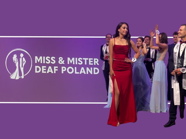 Kandydatki i kandydaci na Miss&Mister Deaf Polska w kolekcji dżinsowej. 