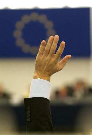 Głosowanie w Parlamencie UE. Fot.: Parlament Europejski - Dział Audiowizualny