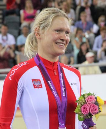 Anna Harkowska z medalem olipimpijskim