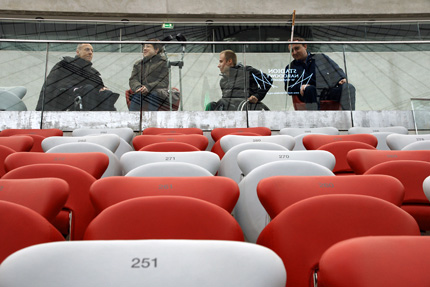 Na zdjęciu: Stadion Narodowy - miejsca dla osób z niepełnosprawnością