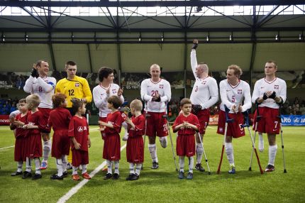 Reprezentacja Polski w ampfutbolu przed meczem z Francją