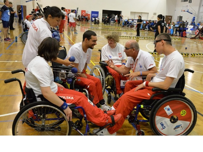 Zdjęcie promujące galerię Polska Boccia na podium