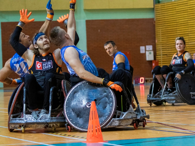 Zdjęcie promujące galerię Flying Wings mistrzami Polski w rugby na wózkach [GALERIA]